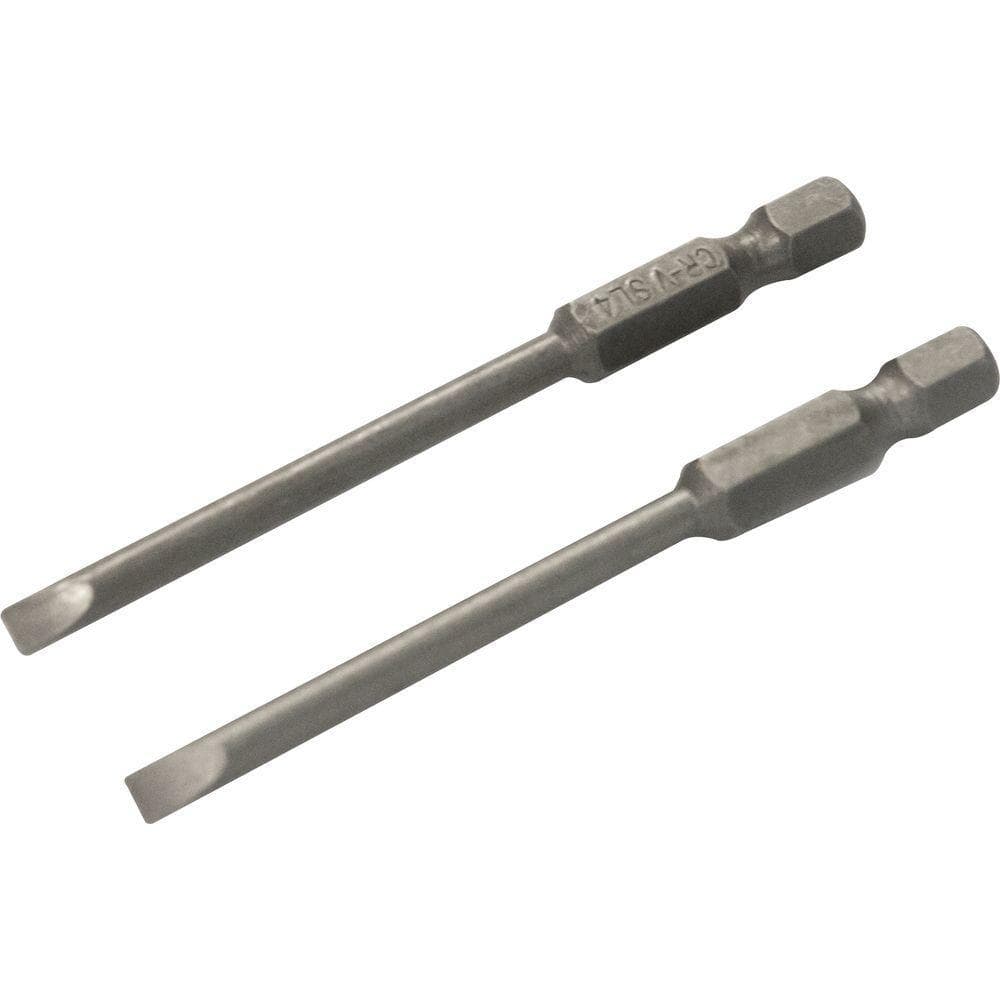 Jogo Bits Ponteiras Fenda Encaixe Sextavado 1/4 4mmx75mm Vonder