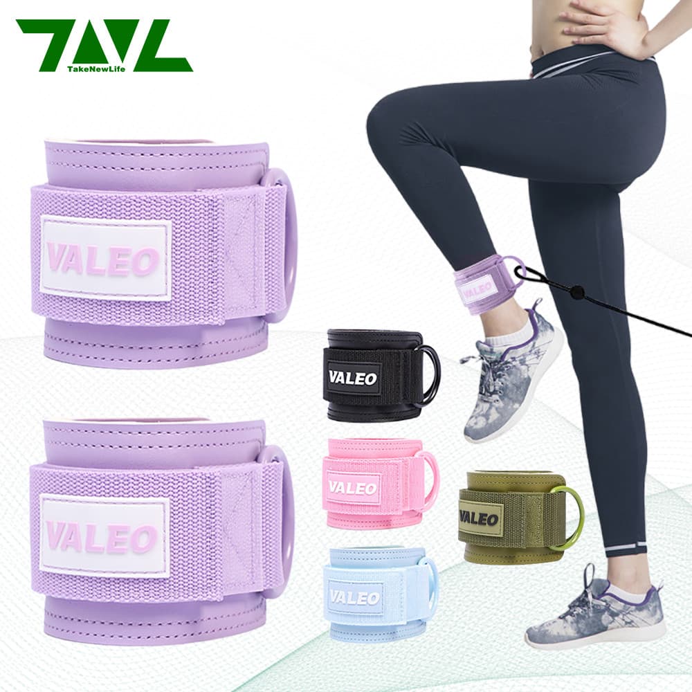 Correias De Tornozelo De Fitness Ajustável D-Ring Pé Apoio Punhos Ginásio Perna Exercícios De Força Polia Fivela Esporte