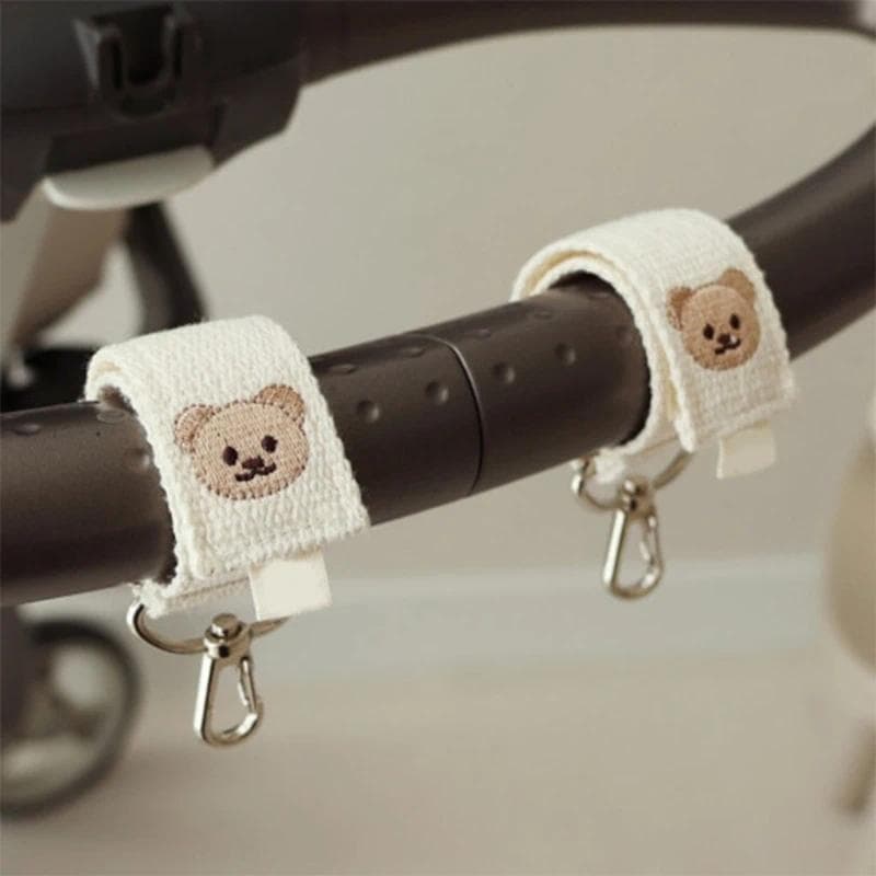 2 Pçs Ganchos De Carrinho De Bebê Para Pendurar Sacos De Fraldas Organizador Saco Pendurado Criança Acessórios Convenien