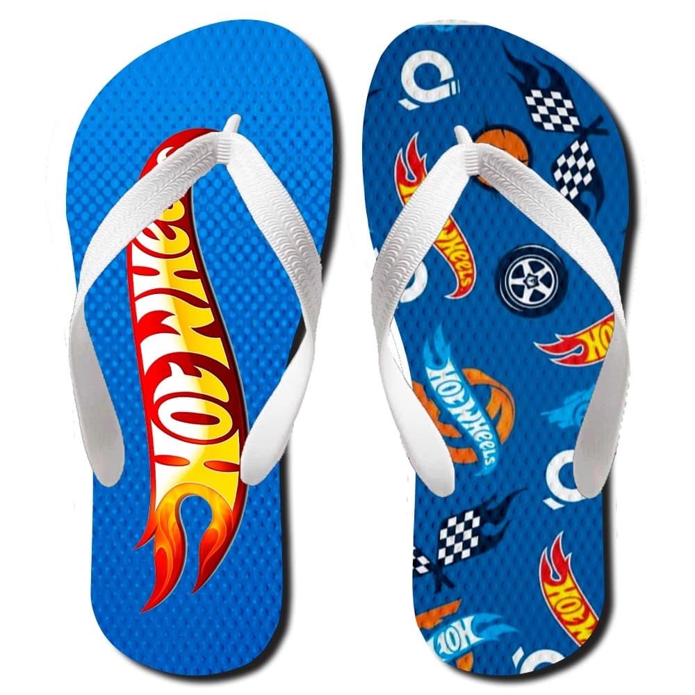 Chinelo Hot Wheels - Acelere no Estilo e Conforto Novo