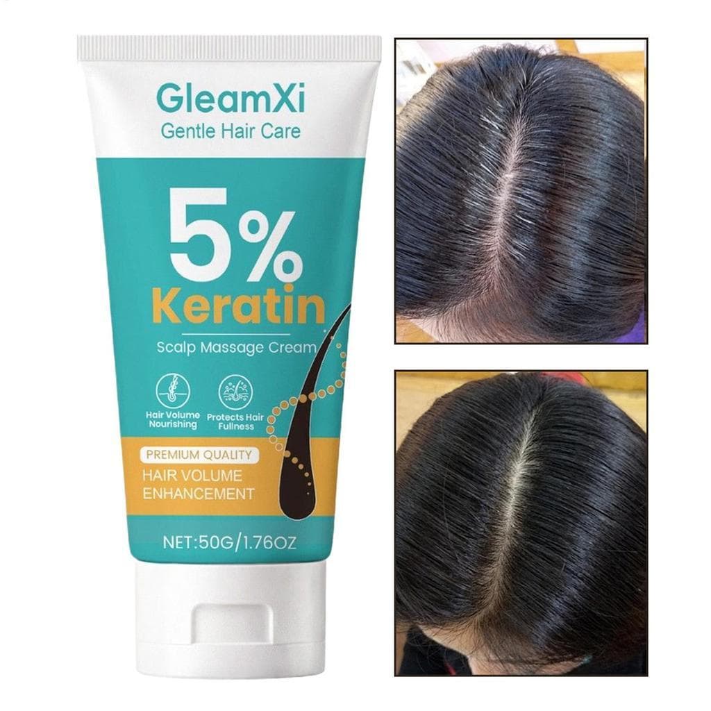Creme De Crescimento Capilar 50g , Espessamento Hidratante Não Gorduroso Para Mulheres , Homens , Folículo De Massagem N