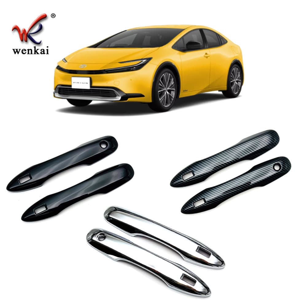 Adequado para Toyota23 prius modificado exterior maçaneta da porta do carro capa prius série 60 adesivo decorativo dedic