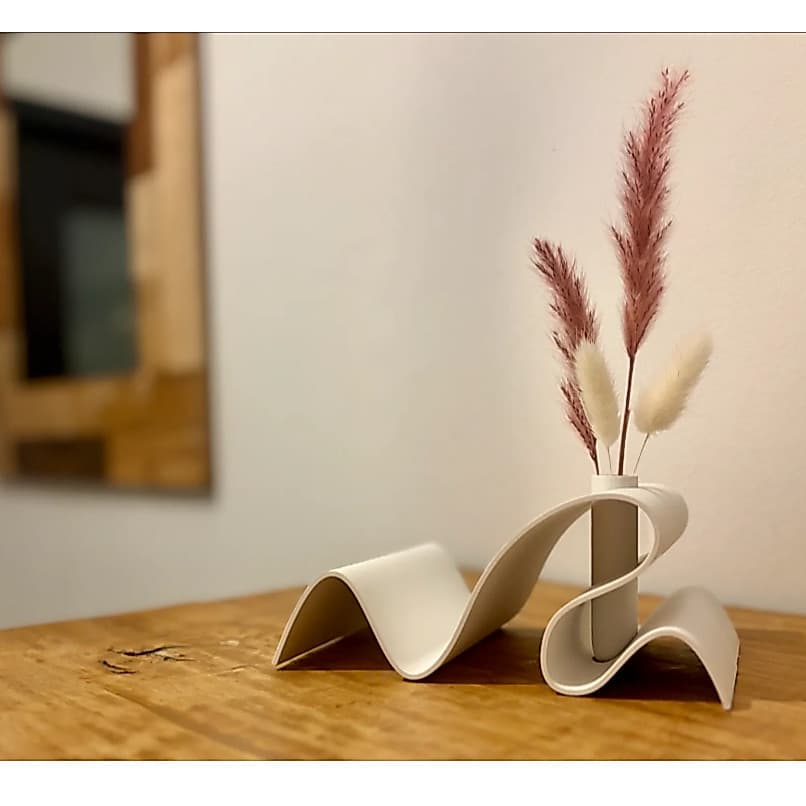 Vaso Modelo Fita – Design Moderno e Elegante - Decoração