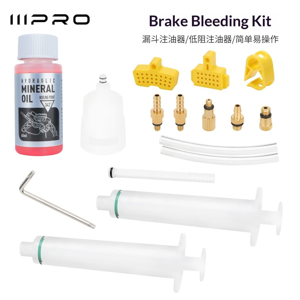 Lllpro Kit de injeção de óleo de freio Mountain/Road Bike freio a disco de óleo Universal precisão injetor de óleo manut