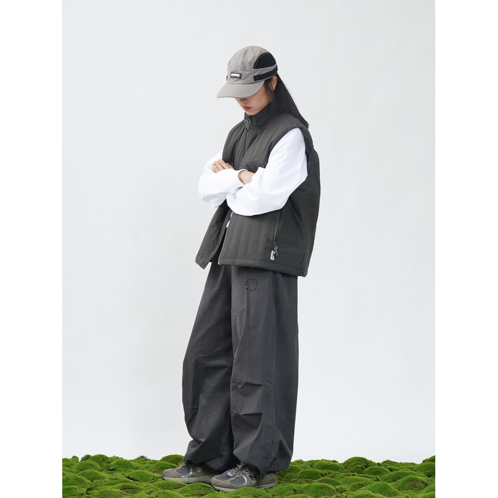 NaturalFlow Japonês Nicho Air Calças Homens Mulheres Perfil Macacão Solto Calças