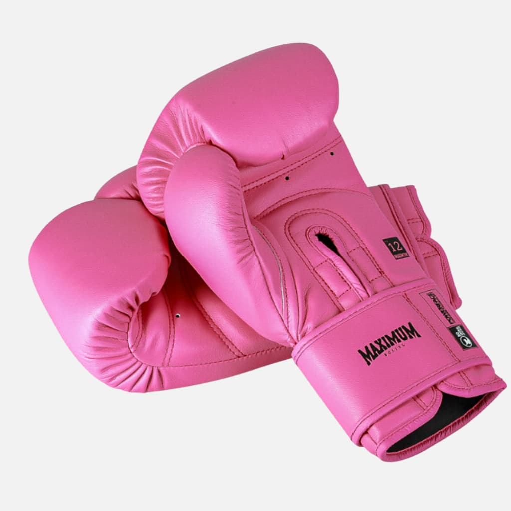Kit Luva Rosa 12 Oz + Caneleira M Maximum