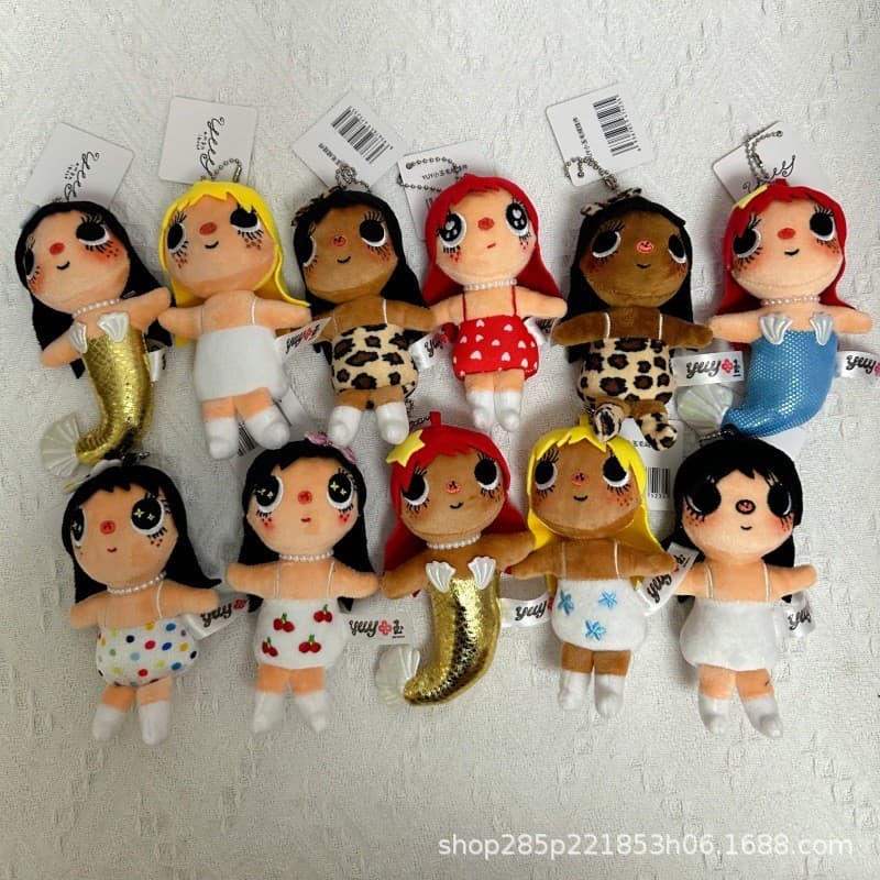Novo produto 15cm Xiaoyuyuyu Comic Villain Doll Cute Xiaoyu Boneca Roupas de bebê Bolsa correspondente Acessórios para c