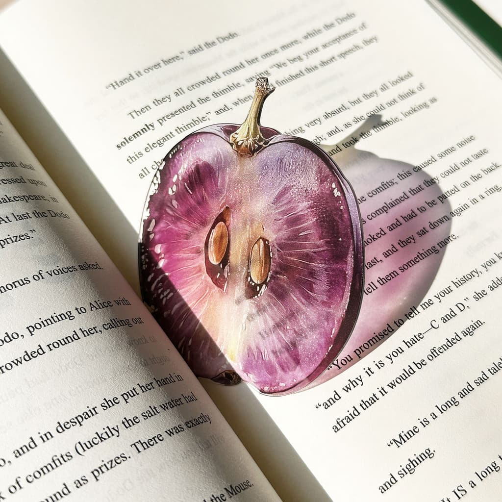 Bonito Original melancia maçã Fig fruta marcador de alto valor acrílico marcador transparente ins estilo presente