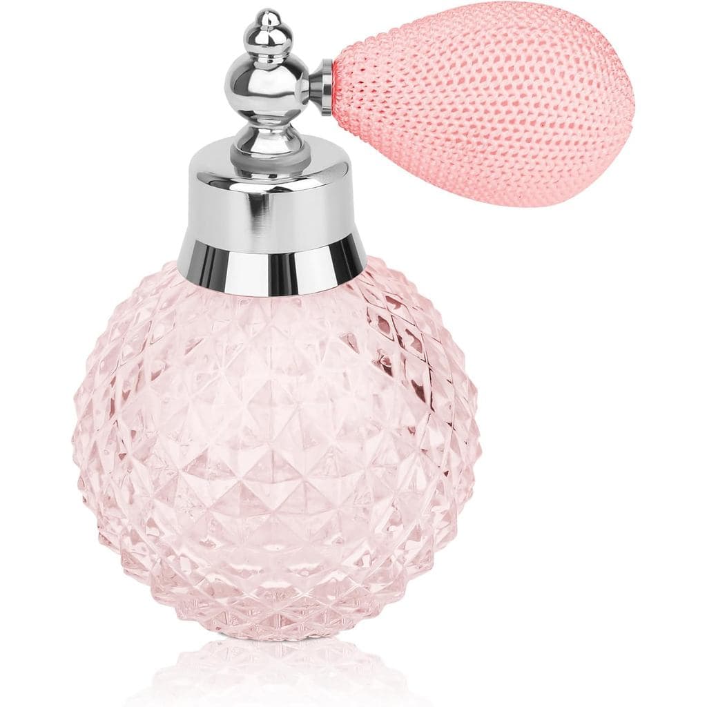 Coolrunner Crystal Art Atomizador de Perfume Recarregável Estilo Vintage 100ml (Rosa)