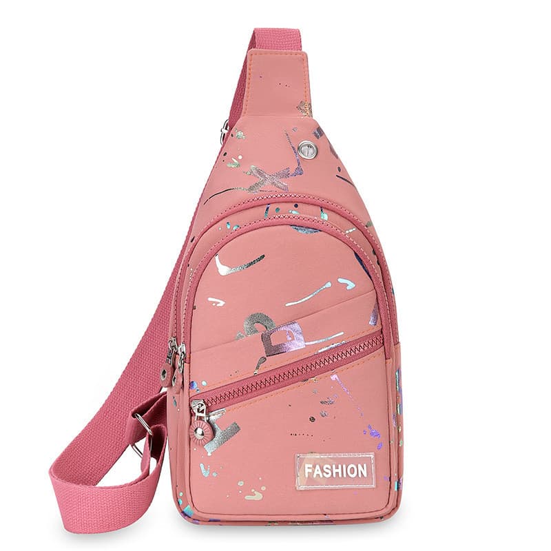 Bolsa de ombro, mochila, bolsa transversal, bolsa feminina, bolsa leve de peito e ombro, bolsa casual de um só ombro, bo