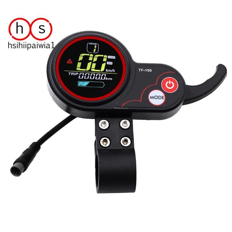 Para Scooter Elétrico Instrumento Interruptor Do Acelerador Universal Controlador De Exibição 48V 6 Pinos Acessórios Sub