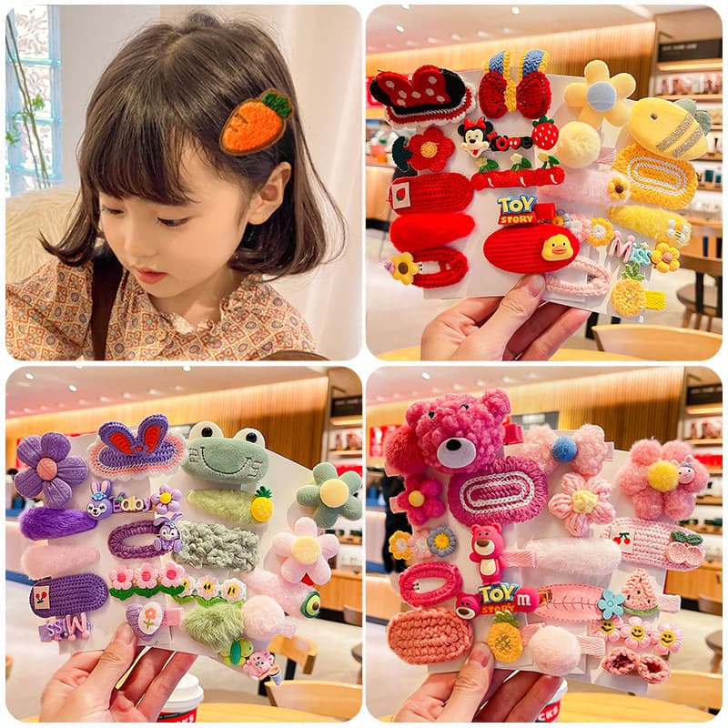 Crianças hairpin menina influenciador 2023 novo estilo menina hairpin pequeno clipe cocar bonito Super bonito acessórios