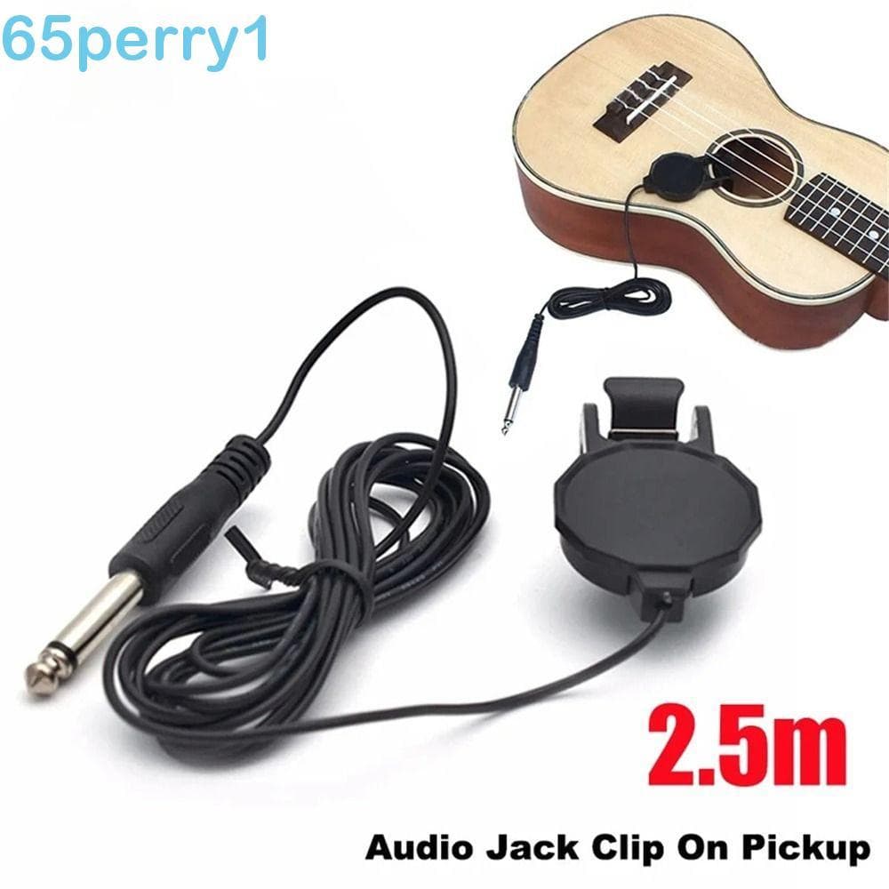 PERRY1 Transdutor De Guitarra , Captador Acústica Com Entrada De Áudio , Amplificador De Afinador Plugue 6.5