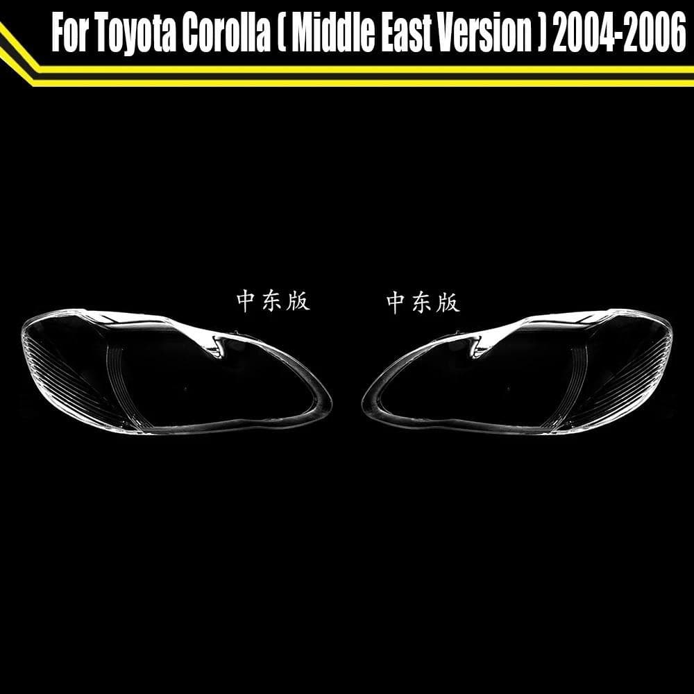 Luz Do Carro Lâmpada Farol Escudo Transparente Abajur Capa Para Toyota Corolla (Versão Oriente Médio) 2004 2005 2006