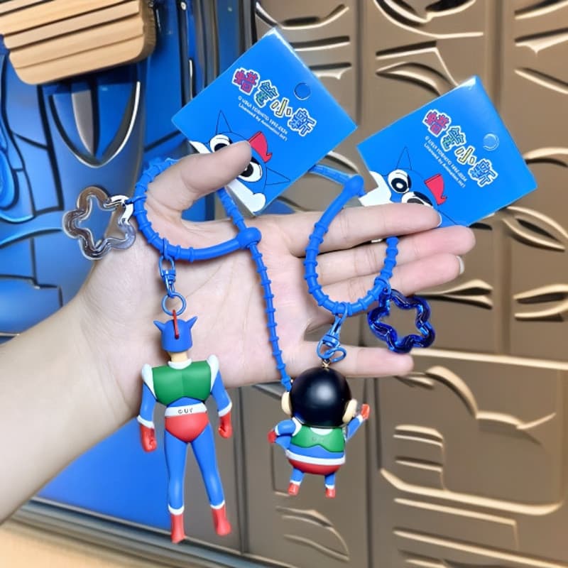 Genuíno nona geração shin-chan série chaveiro mochila carro pingente Crayon shin-chan carro Manual sentimento máscara pr