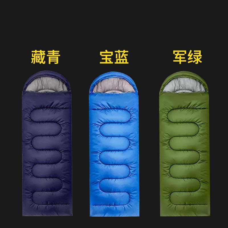 Saco de dormir adulto engrossado à prova de frio inverno ao ar livre durante a noite acampamento saco de dormir escritór