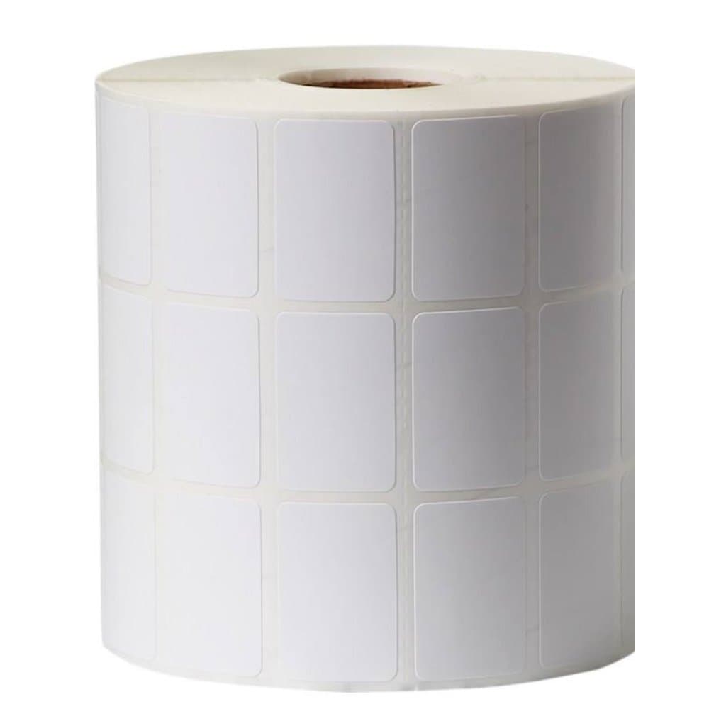 Venda Quente Papel de código de barras branco vermelho amarelo verde azul roxo 32x19 papel de etiqueta adesiva revestido