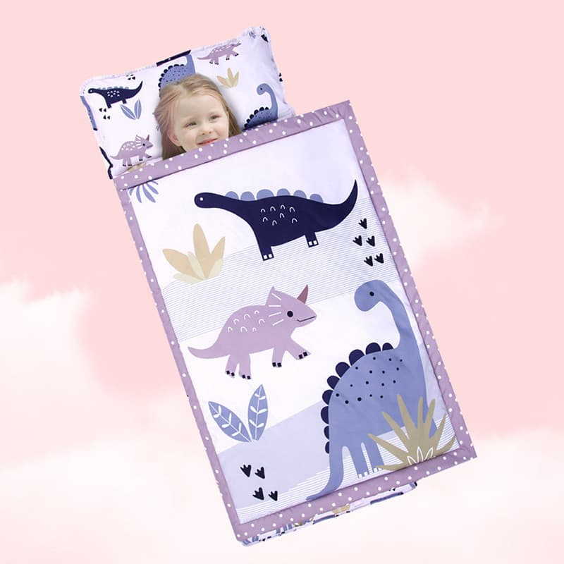 Colchonete de Soneca para Bebê com Estampa de Desenho Animado, Cobertor Portátil para Jardim de Infância, Saco de Dormir