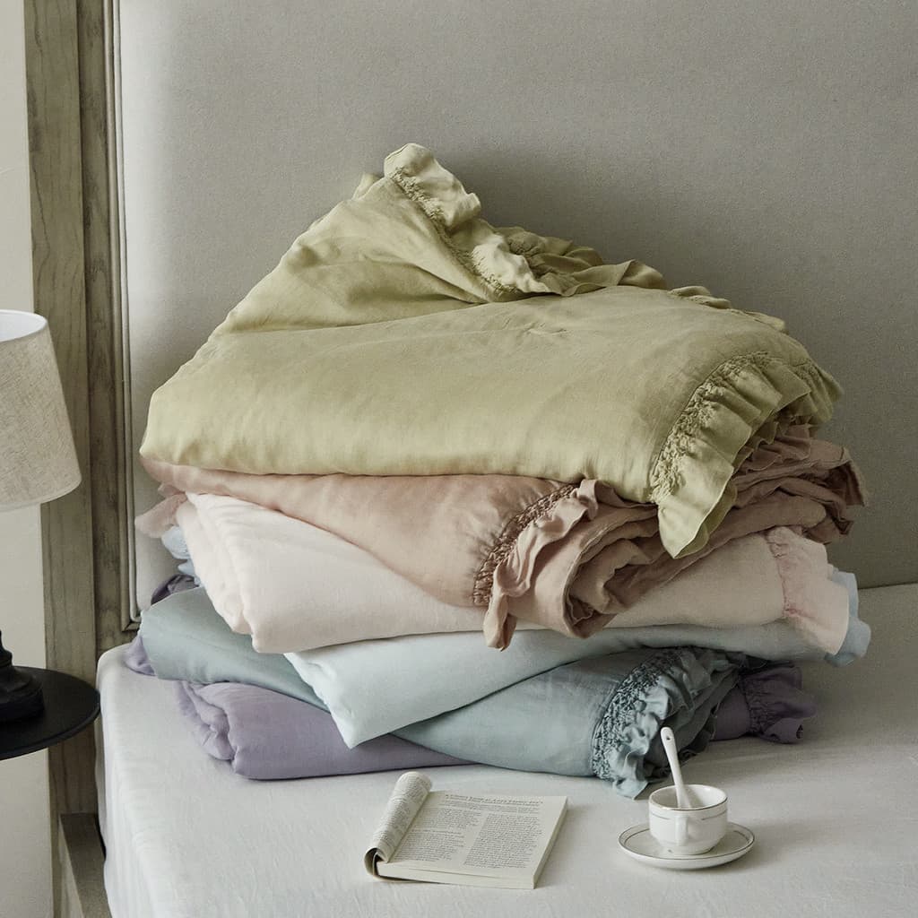 High-End luz luxo cor sólida verão lavável Tencel colcha de verão duplo ar condicionado colcha verão legal colcha capa f