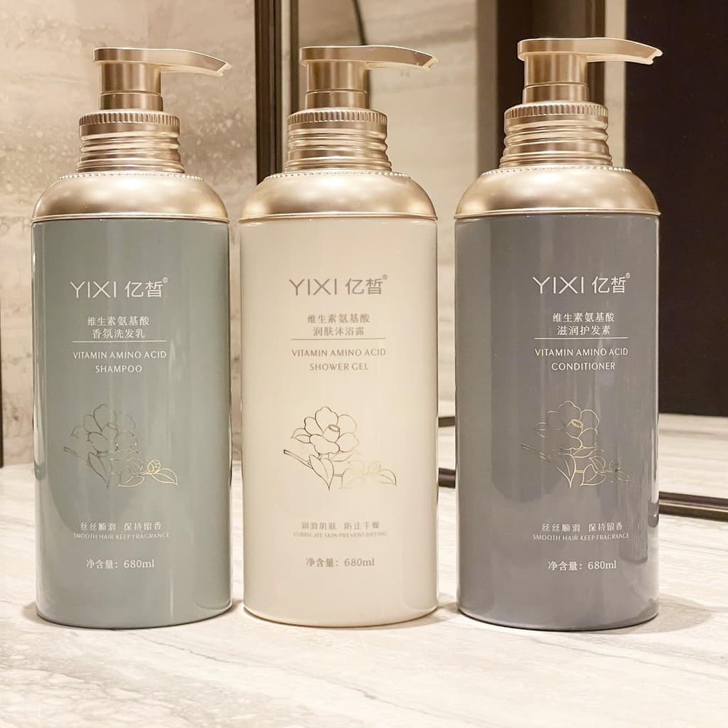 Yixi/yixi 7 fragrância de longa duração Shampoo Gel de banho cuidados com os cabelos controle de óleo anti-caspa anti-co