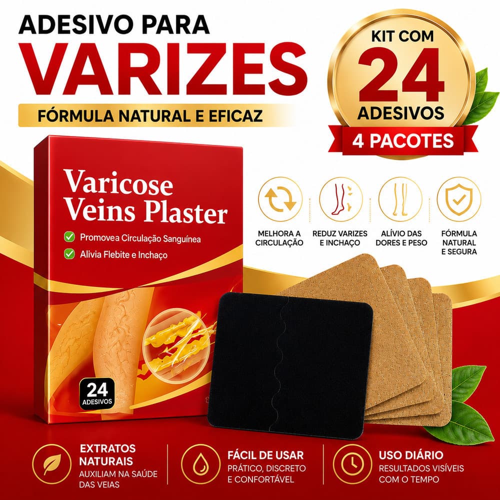 Adesivos Auxilia As Varizes Vasos E Veias Diminuição Alívio de Pernas Cansadas