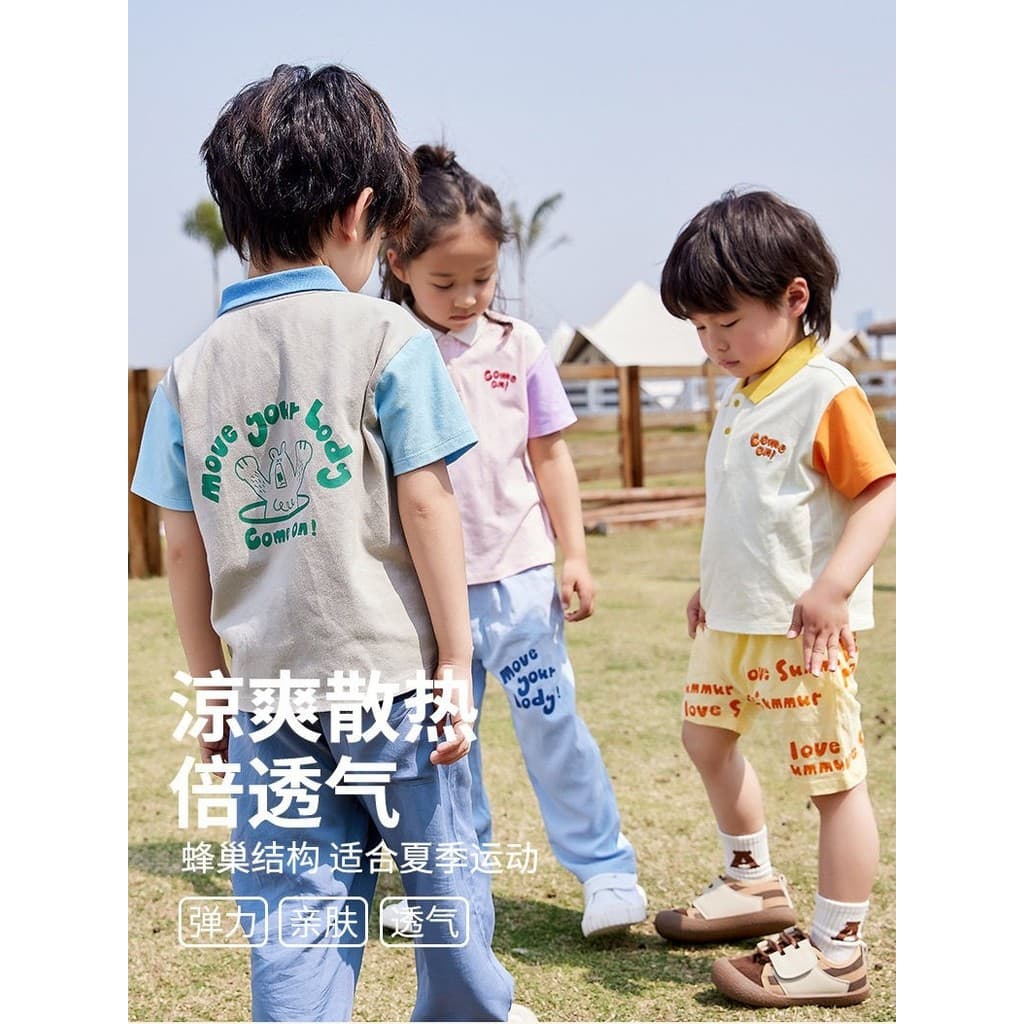 2026 camiseta infantil verão novo estilo meninas de manga curta All-Match camisa de fundo meninos camisa polo bebê topo