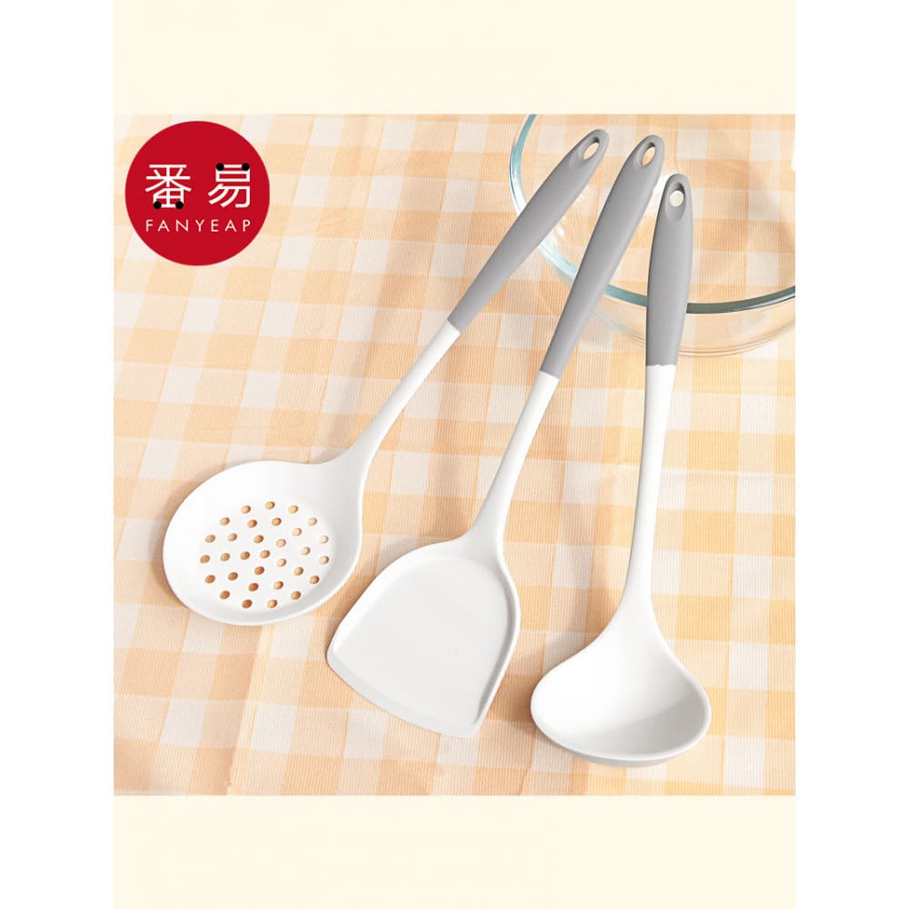 Espátula/Silicone B1pn001-Cozinha Doméstica Espátula de Cozinha Colher de Sopa Coador Espátula Não Machuca a Panqueca Du