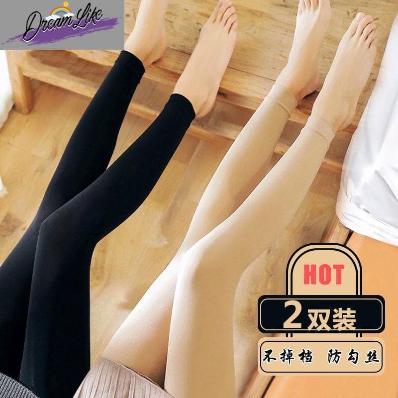 2-pacote tornozelo comprimento meia-calça feminina primavera outono médio grosso meias femininas meia-calça de lã Leggin