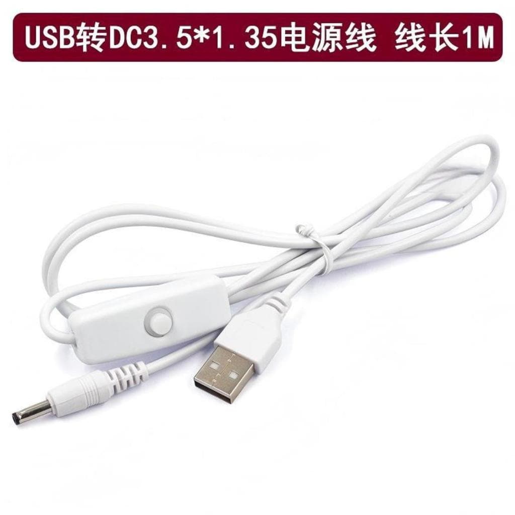 USB para TYPEC com interruptor de botão 501 porta dc luz LED com lâmpada de mesa pequena ventilador pequeno com interrup