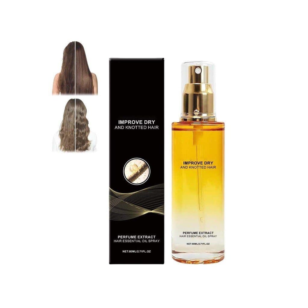 Spray Condicionador Fortalecedor para Couro Cabeludo e Cabelo 80ml - Condicionador Sem Enxágue - Óleo Capilar Pe 7X6Y