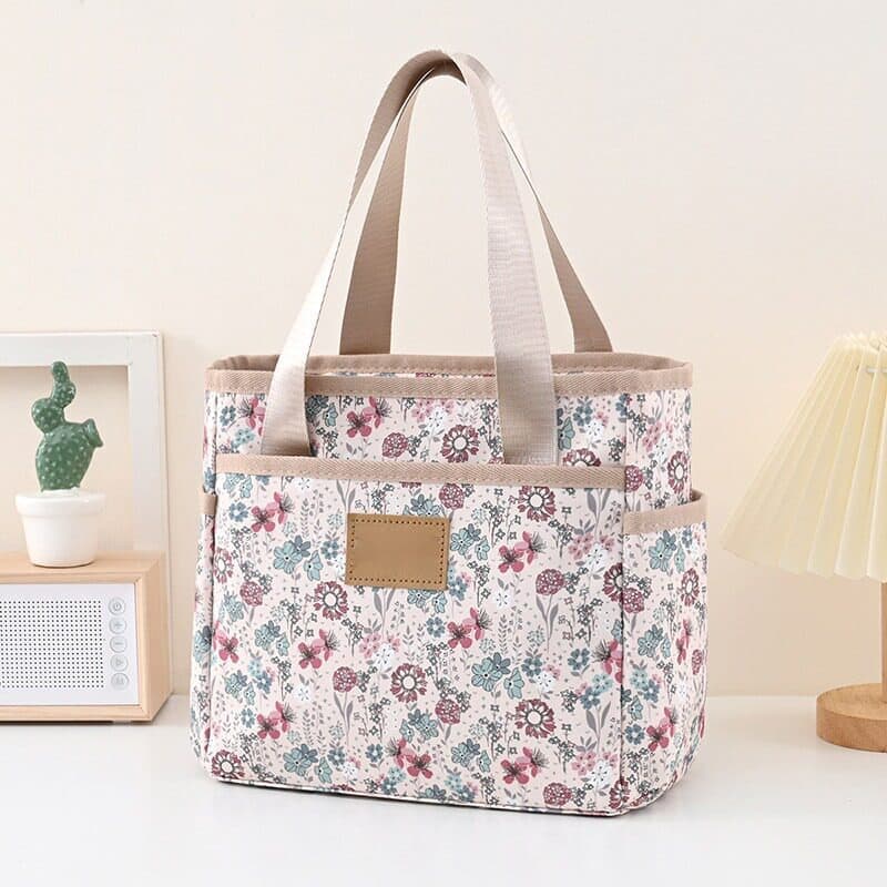 Novo estilo bolsa feminina de meia-idade mãe saco de pano lazer outing bolsa mãe bebê passeio mamãe saco lancheira