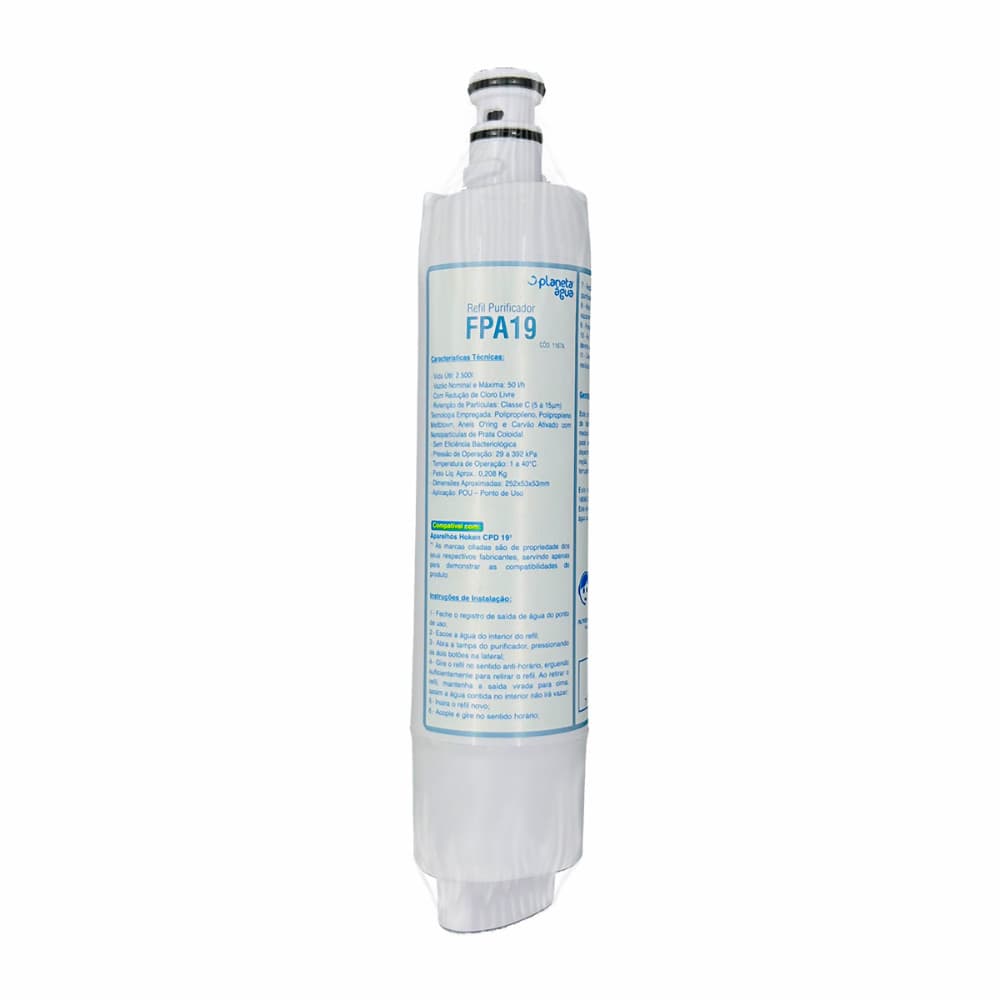 Filtro Refil para Purificador de Água Hoken CPD19 - Planeta Água