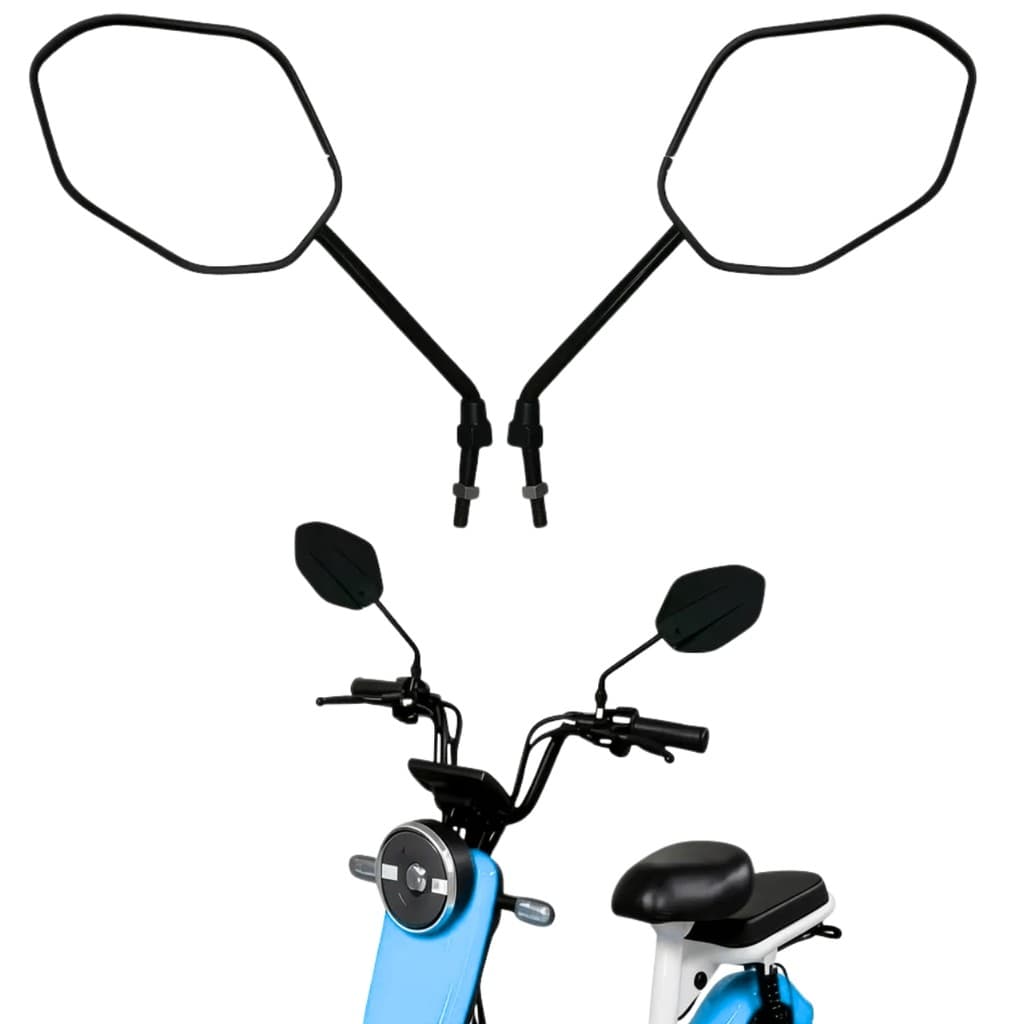 RETROVISOR SCOOTER MOTO ELETRICA MODELO TITAN 125 150 2014 PARA SCOOTER MOTO ELETRICA PADRAO M8 ROSCA DIREITA AWA 1076