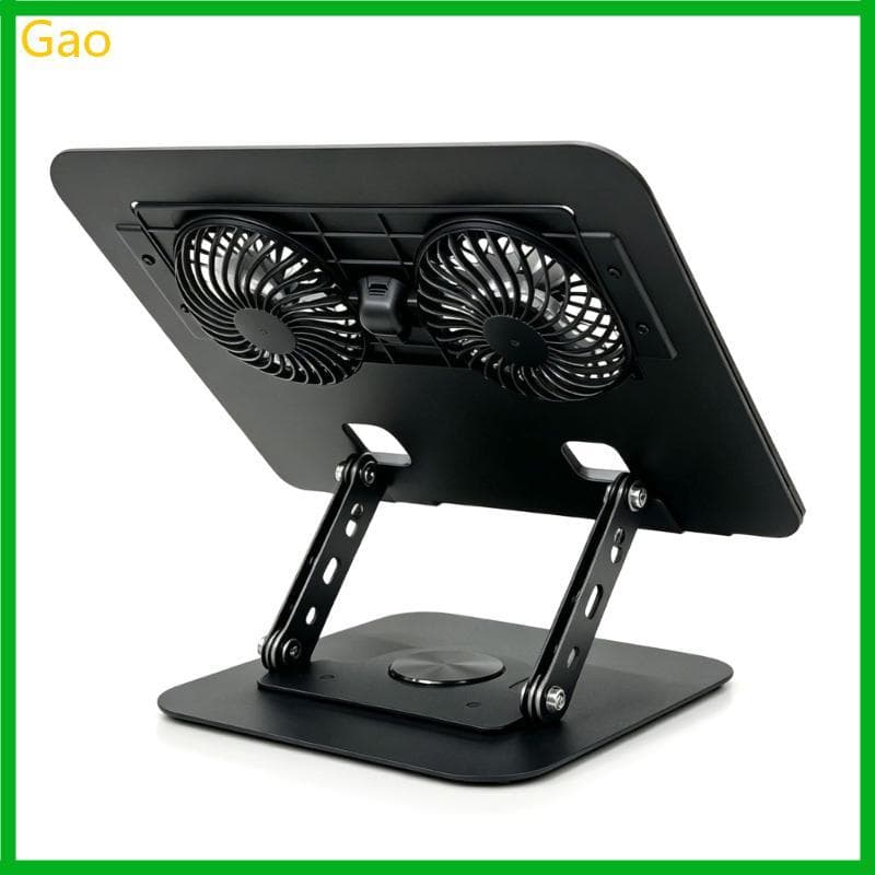 Suporte De Resfriamento Para Notebook Gao Com Mesa De Dois Ventiladores Uso Diário