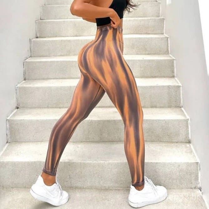 Novo estilo Aurora leggings feminino/ao ar livre sem costura calças de Yoga/cintura alta pêssego Hip Lift esportes leggi