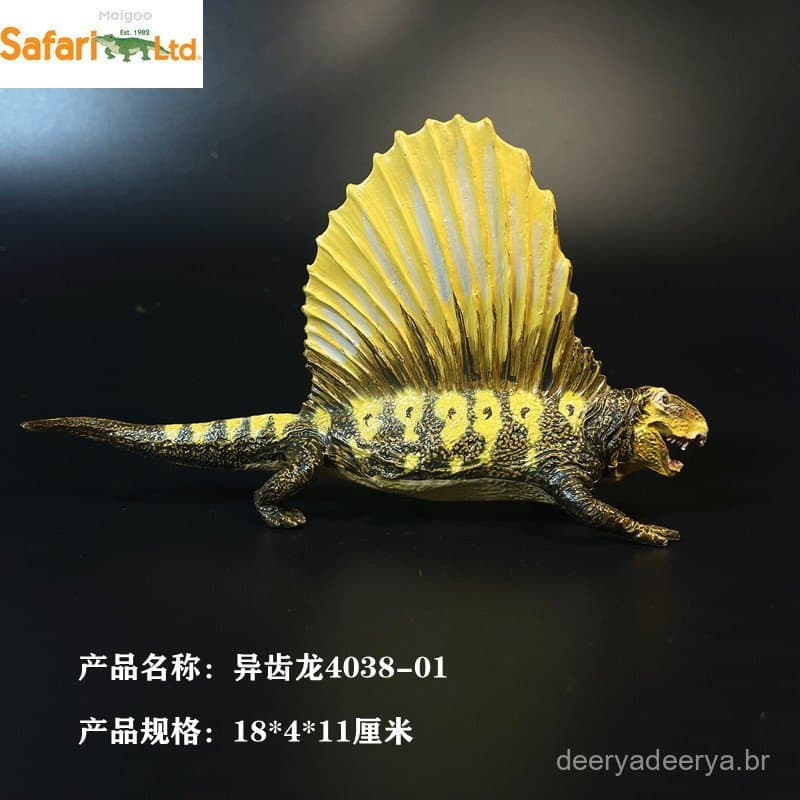 Modelo Autêntico de Parodontosaurus, Dinossauro Antigo, Brinquedo de Simulação de Animal para Crianças