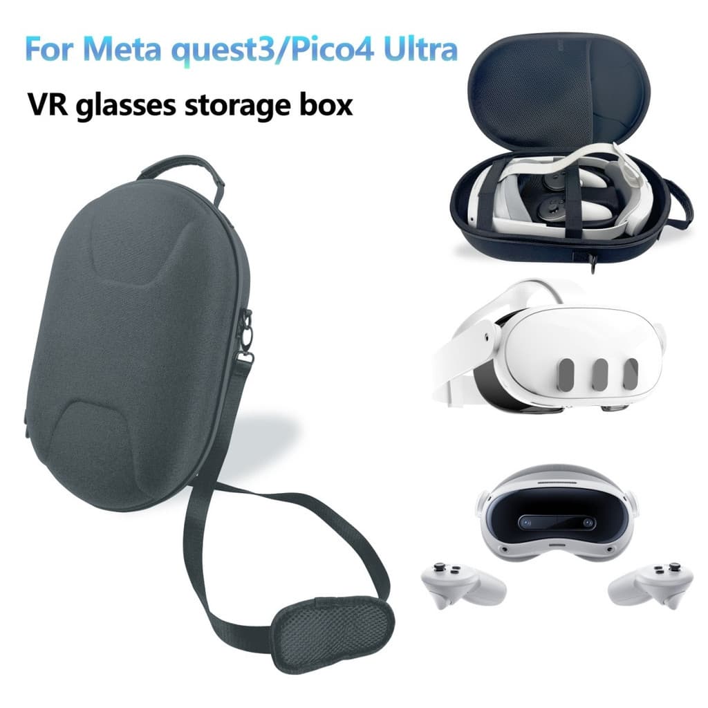 Adequado para PICO4Ultra saco de armazenamento quest3 saco de transporte alça de ombro caixa de armazenamento Anti-colis