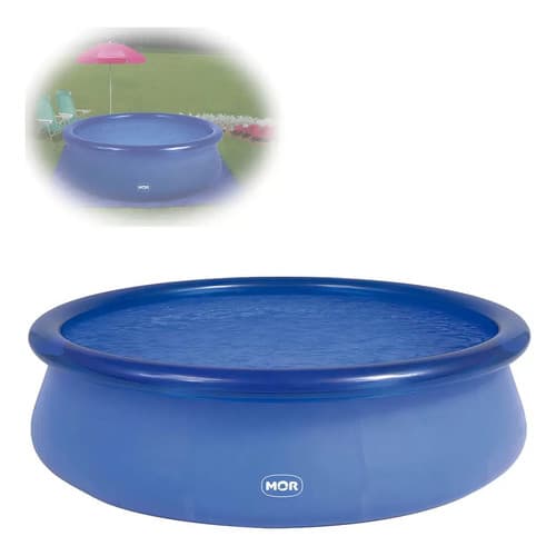Piscina Redonda 1400 Litros Inflavel Piscina Mor Inflavel Cor Azul