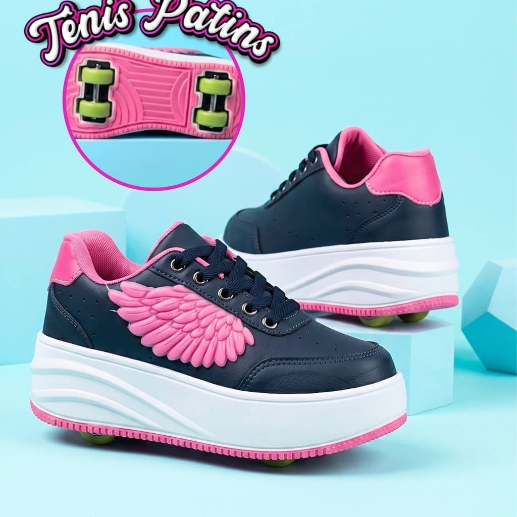 Calçados esportivos juvenis Patins de salto duplo Patins com rodas para pais e filhos Patins removíveis para crianças/ad
