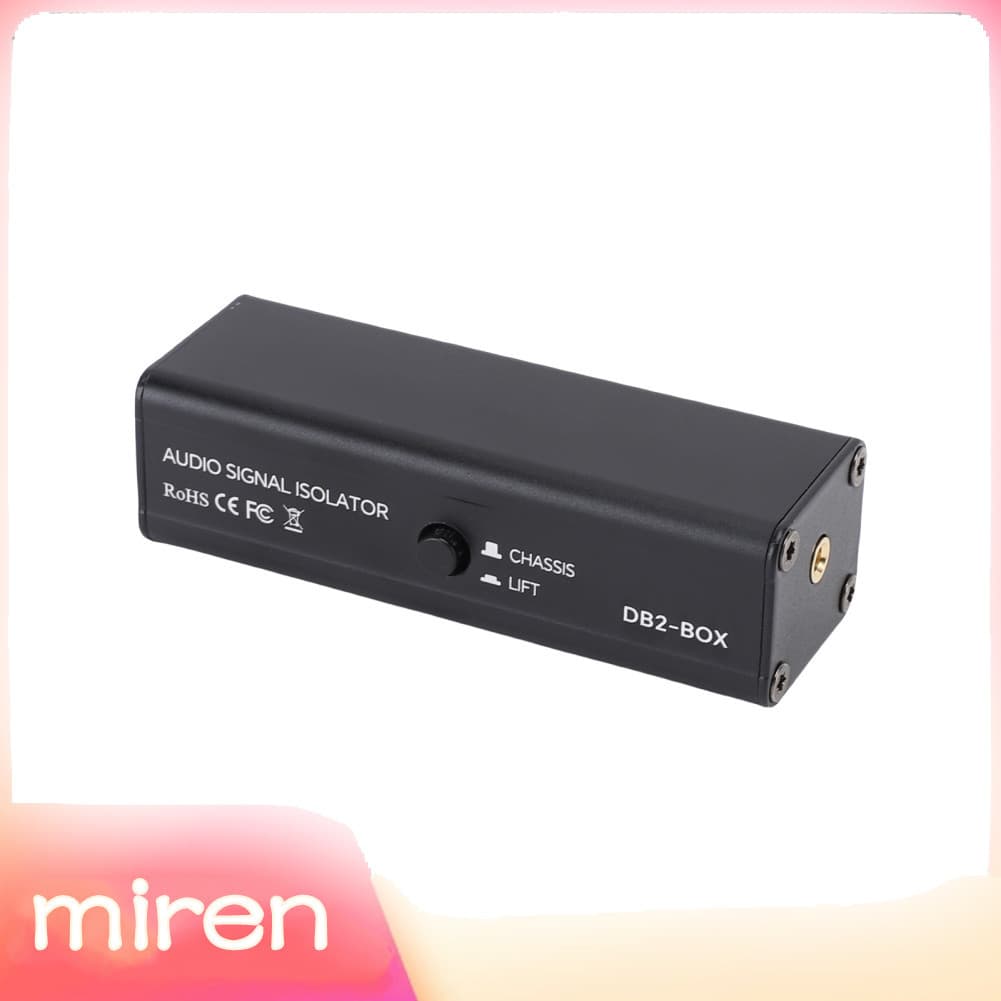 Miren.br Isolador de sinal de som ASI-35 Eliminador de zumbido Dispositivo de supressão de ruído de interferência