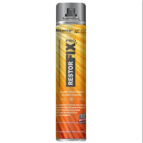 RESTORFIX 400ML/AROSOL - SELANTE RESTAURADOR P/ PLASTICOS E BORRACHAS EXTERNOS