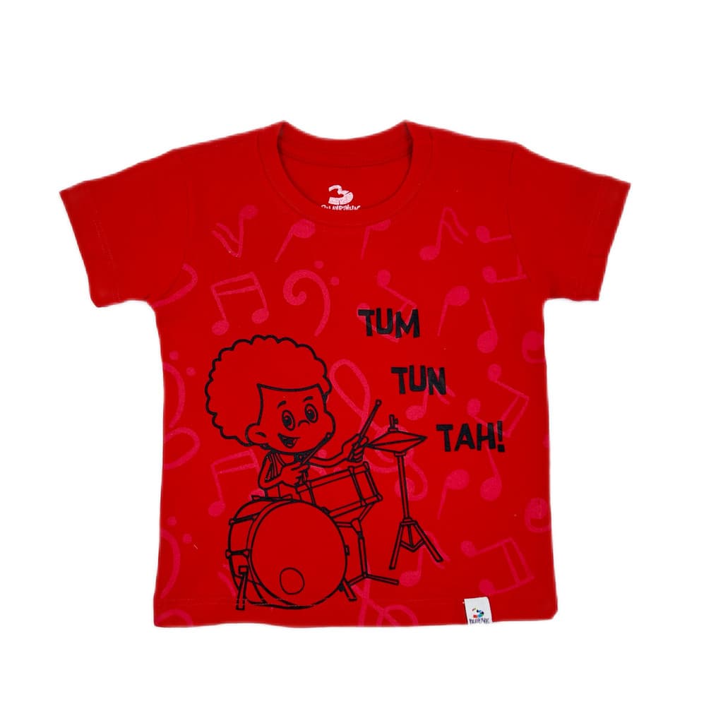 Camiseta Davi manga curta Vermelha