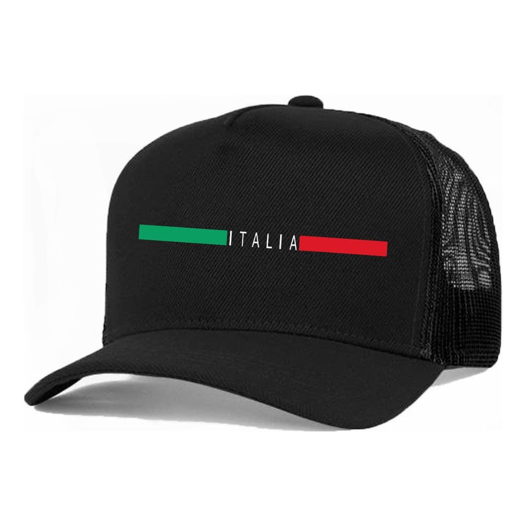 Boné Trucker Preto Liso Redinha ITÁLIA Aba Curva ENVIO RÁPIDO
