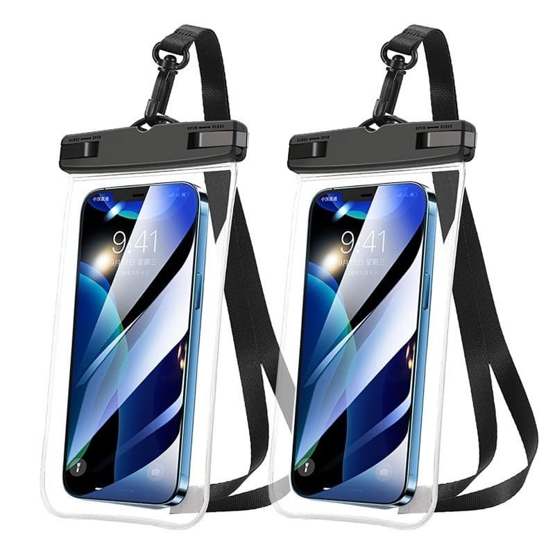 Kit 2 Capinha Estanque Aquática Para Celular Prova D'água Impermeaveal
