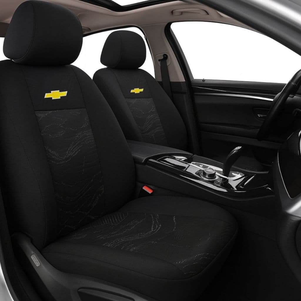 Capa de Banco  PREMIUN CHEVROLET Tecido Original Grosso, Proteção, Conforto e Elegância no Interior