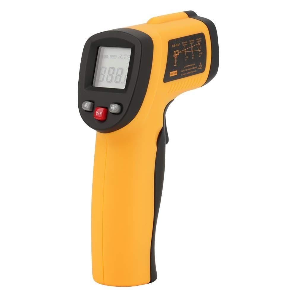 Termómetro A Laser Pistola De Temperatura Digital Sem Contacto Tela LCD Alta Eficiência Infravermelho Industrial C F