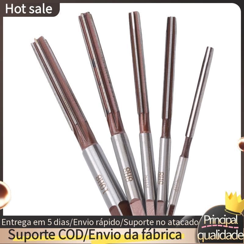 Conjunto De Alargadores Manuais De Flautas , 5 Peças H8 Chucking Haste Reta 4mm/5mm/6mm/8mm/10mm