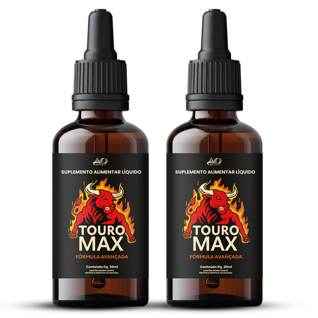 Kit 2 Touromax Gotas 30ml Suplemento Para Performance Masculina Loja Oficial Touro Max