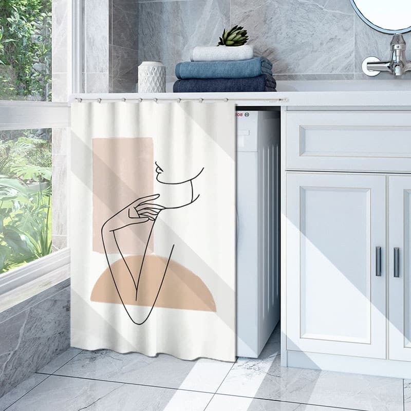 Varanda tambor máquina de lavar roupa secador capa cortina à prova dwaterproof água protetor solar varanda capa pano fei