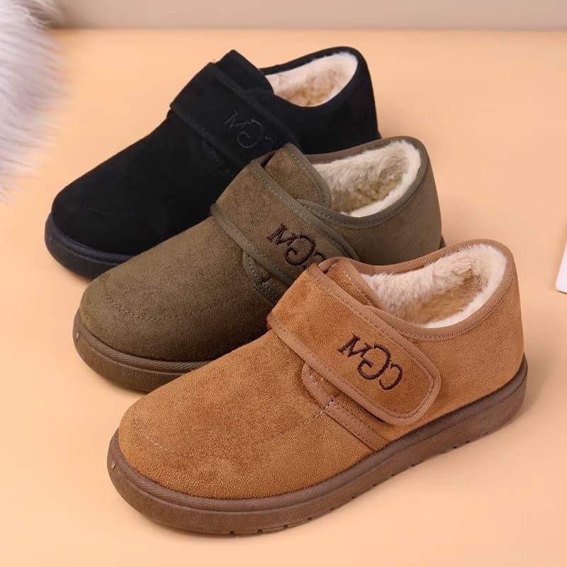 Sapatos de pelúcia de algodão grosso, botas de inverno, sapatos forrados de pelúcia 2026, 4T4J.   XAEI HWO0 U4SC XHUH